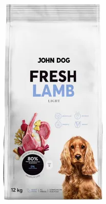 Immagine prodotto di Cibo secco per cani John Dog ADULT FRESH LAMB Karma 12kg