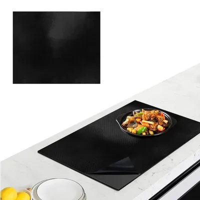 Image de Grand tapis de protection pour plaque de cuisson à induction, en silicone, dimensions 61 x 53 cm