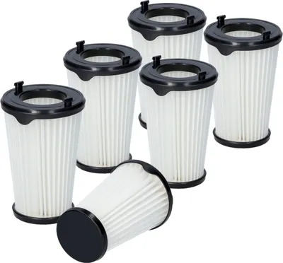 Produktbild von McFilter | 6 Hepafilter geeignet für AEG CX7-2 & QX8 ERGORAPIDO, AEG Electrolux Juno Zanker Zanussi 9001683755, wie AEF150