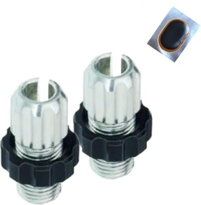 Produktbild von 2 Stück Kabelstellschraube M10 für Bremshebel inkl. 1 x Schlauchflicken
