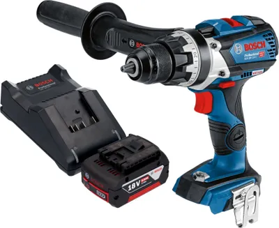 Image de Bosch GSR 18V-110 C Professional Perceuse-visseuse sans fil 18 V 110 Nm Brushless + 1x batterie 5,0 Ah + chargeur