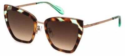 Produktbild von Just Cavalli SJC092 Avana marrone/verde 53/20/140 Damen Sonnenbrillen