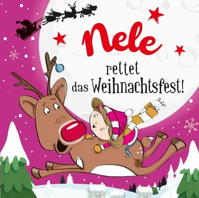 Produktbild von Namens-Weihnachtsbuch - Deine persönliche Weihnachtsgeschichte mit Namen Nele