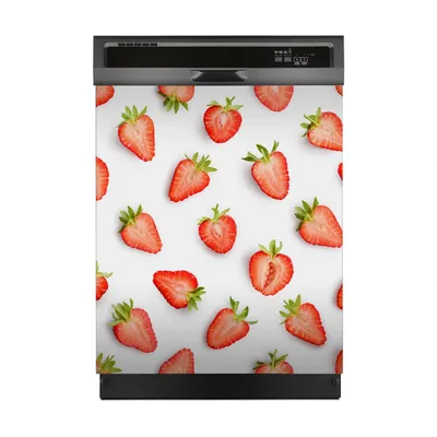 Produktbild von Magnete Dekorative 60x70 cm Küche Magnetmatte Spülmaschine - Weiße Früchte