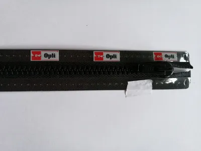 Reißverschluss, 65 cm, schwarz, 100% Polyester