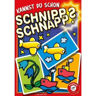 Imagen del producto de ¿Puedes jugar a "Schnipp Schnapp"? Juego para 2 a 6 jugadores, a partir de 3 años (edición alemana)