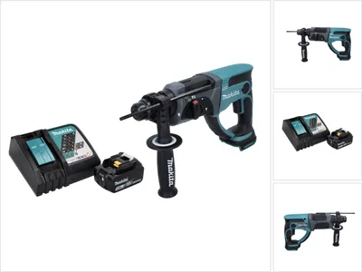 Produktbild von Makita DHR 202 RT1 Akku Kombihammer 18 V 2,0 J SDS Plus + 1x Akku 5,0 Ah + Ladegerät