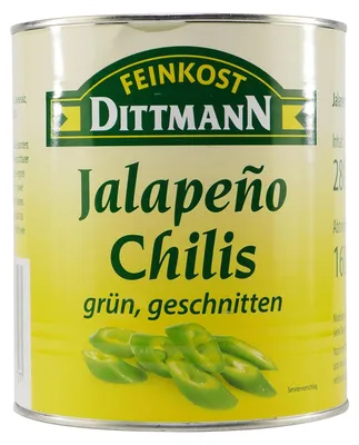 Produktbild von Feinkost Dittmann Jalapeño Chilis 2,8KG