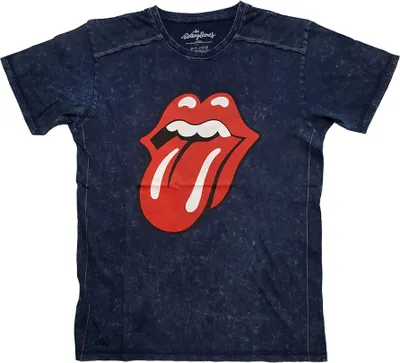 Produktbild von The Rolling Stones - "Classic" T-Shirt für Herren/Damen Uni RO661 (L) (Marineblau)