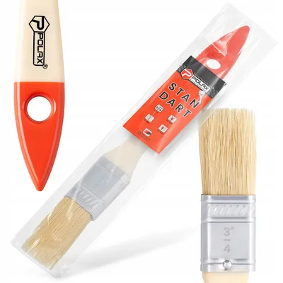 Produktbild von Polax Flachpinsel Malerpinsel 20 mm für Farben und Lacke
