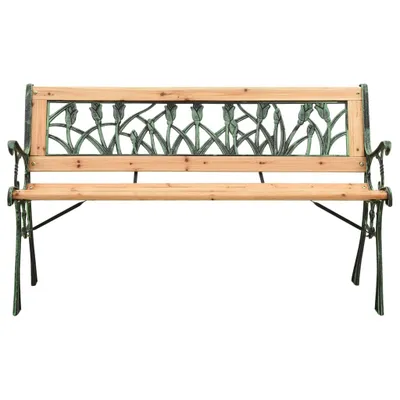 Immagine prodotto di Panchina da Giardino 122 cm in Ghisa e Legno Massello di Abete