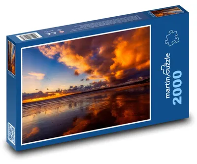 Produktbild von Puzzle 2000 Sonnenaufgang über den Wolken - martinpuzzle