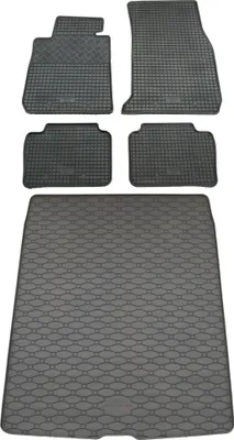 Produktbild von Gummi Fußmatten + Kofferraumwanne für 3er BMW F30 Limo, Bj. 2012-