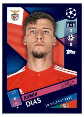Produktbild von Sticker 503 - Ruben Dias - SL Benfica
