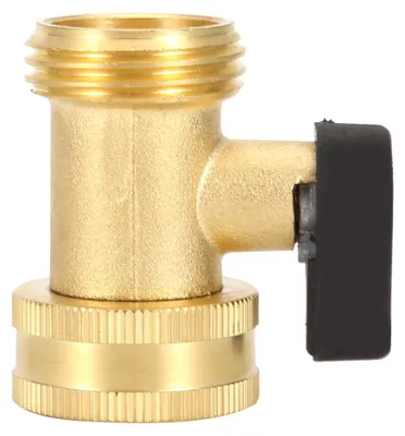 Produktbild von 3/4" DN20 Messing-Kugelhahn mit geradem Durchgang und Schlauchanschluss für den Garten