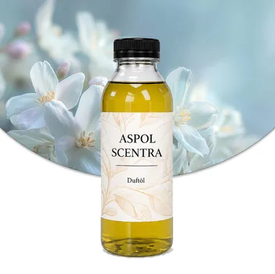 Produktbild von Aspol Scentra Jasmin UFIGREEN Duftöl für Kerzen 500 ml, KI-generiertes Bild