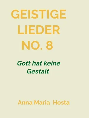 Produktbild von Geistige Lieder No. 8