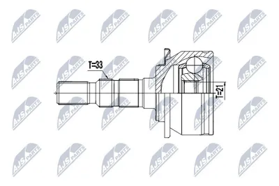 Produktbild von NTY Gelenksatz Antriebswelle Radseitig Vorne Links Vorne Rechts für OPEL Astra K Sports Tourer (B16) NPZ-PL-035