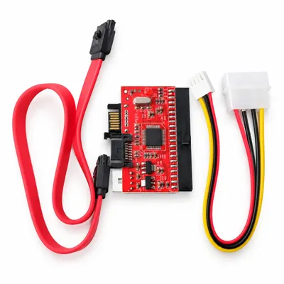 Produktbild von G02 IDE zu SATA & SATA zu IDE 2-in-1 Adapter Konverter für HDD & DVD-Laufwerk