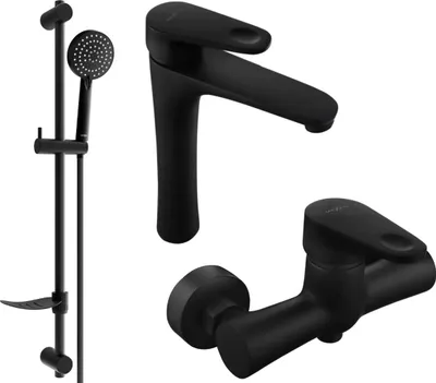 Immagine prodotto di Mexen Kama DF75 set doccia, nero - 72514DF75-70