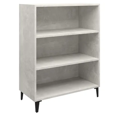 Image de Buffet Gris béton 69,5x32,5x90 cm Bois d'ingénierie