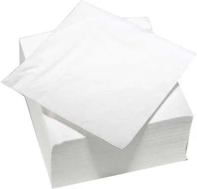 Produktbild von Papierservietten 2-lagig 33x33cm weißfür Feiern und Dinner