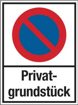 Produktbild von Dreifke® Parkverbotsschild, Privatgrundstück, Eingeschränktes Haltverbot, 400...