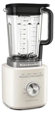 Obrázok produktu pre KitchenAid 5KSB2073EPL, Stolný mixér, 2 L, Pulzný spínač, Drtenie ľadu, 1200 W, Čierna, Biela