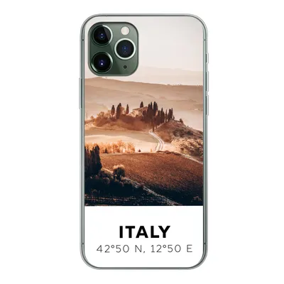 Produktbild von MuchoWow® Handyhülle Schutzhülle Hülle für iPhone 11 Pro Toskana - Italien - Sommer Silikon Softcase Handy Hülle - Handy
