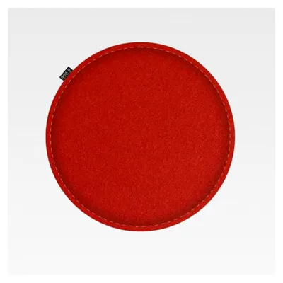 Produktbild von Eco Filz Sitzauflage Ø 40cm rund gepolstert mit Antirutschbeschichtung (Berry)
