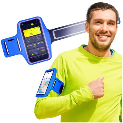 Produktbild von WEBSKI ETARMSTD Sportarmband mit Reflektor für Laufen