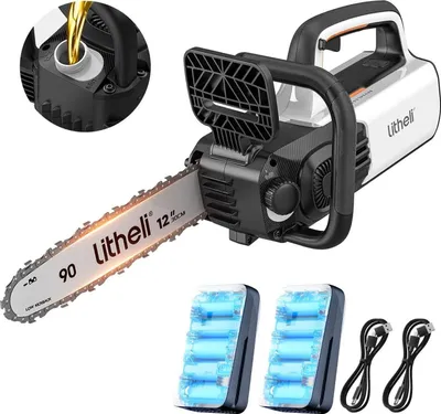 Produktbild von Litheli U20 Kettensaege 2x20V/2.0Ah, Farbe:Schwarz