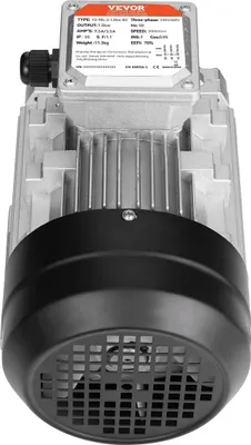 Image de Moteur électrique 1,5 kW 3000 tr/min AC230/400 V 9,5 A/3,5 A triphasé 24 mm à arbre cannelé
