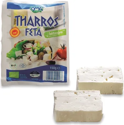 Produktbild von -THARROS-FETA-KÄSE (48 % FETT IM TROCKENMATERIAL) 150 g - OMA