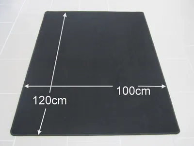 Produktbild von Bodenschutzmatte Unterlage Fitnessgerät extrem hochwertiger Teppich 120 cm x 100 cm