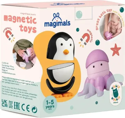 Obrázok produktu pre Hra s magnetmi Magimals Tučniak a chobotnica