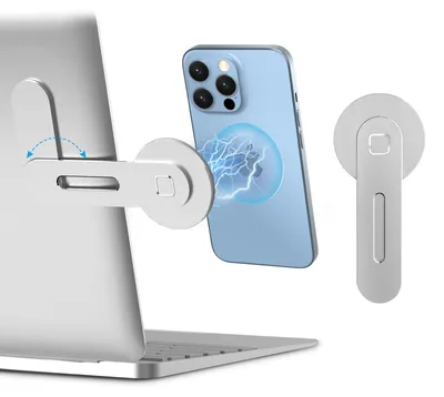 Immagine prodotto di Supporto magnetico per laptop e telefono, compatibile con smartphone