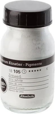 Produktbild von Zinkweiss - 100ml Pigmente Schmincke 18 105 055