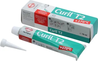 Immagine prodotto di Sigillante Curil T2, da -55 a +270°C, verde - 70ml