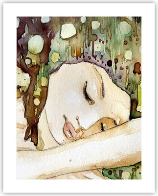 Produktbild von Poster - Poster ohne Rahmen - Frau modern - 40x50 cm - Wand Bild - Wanddeko - Wandbilder - Kunstposter - Wandposter - Bilder - Kunstdruck - Wanddekoration - Wandbild - P2XPA40x50-3553