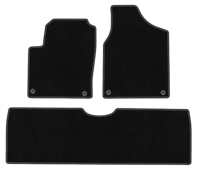 Obrázek produktu pro Plstěné autokoberce pro: Volkswagen Sharan I 1995-2010 (minivan) – sada 4 ks, černé, na míru – Wielganizator BASIC