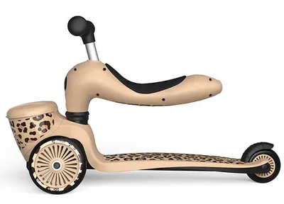 Produktbild von Scoot & ride highwaykick 1 lifestyle 2w1 rider and Urlaub mit verschlossener Aufbewahrung bag 1-5 Jahre leopard