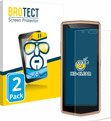 Produktbild von 2x Für Cubot Pocket 3 Schutzfolie BROTECT Displayschutz Display Schutz Folie Klar Transparent