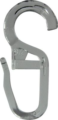 rewagi 100 Stück  Gardinenhaken mit - 10 mm Öse - Transparent