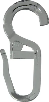 Produktbild von rewagi  200 Stück   Gardinenhaken mit - 10 mm Öse - Transparent