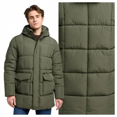Produktbild von Lee | Herren Mercury Puffer Jacket olivgrau Winterjacke gesteppt Casual warm Größe XL