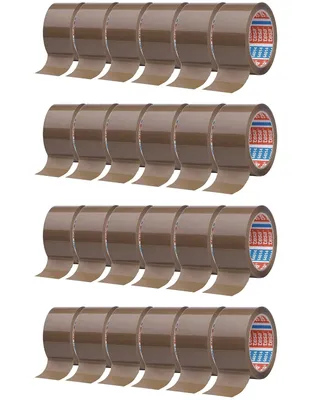 Produktbild von 24 x Rollen TESA Klebeband 64014 braun