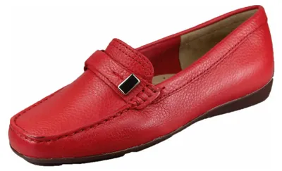 Produktbild von Wirth Mokassin Slipper mandarine red (mittelrot) Damen 31353532383738 Rot 38 EU
