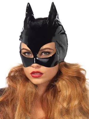 Produktbild von Vinyl Katzenmaske für Frauen Karneval Kostüm