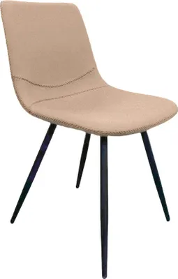 Produktbild von Lino 1KM, Stuhl, Gestell schwarz matt, Bezug hellkhaki